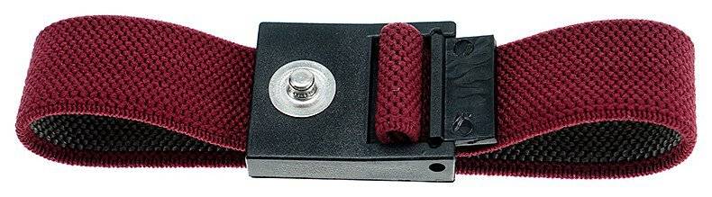 ESD-Armband, 3 mm Druckknopf, rot, 220 mm-0