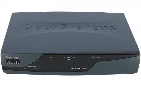 Cisco CISCO877-K9 Router - 4-Port-Switch (integriert) Netzwerkgerät-0