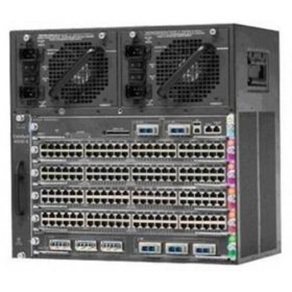 Cisco Catalyst 4506-E - Switch - L4 - managed - 96 x 10/100/1000 + 4 x SFP - an Rack montierbar - PoE - mit Cisco Cataly