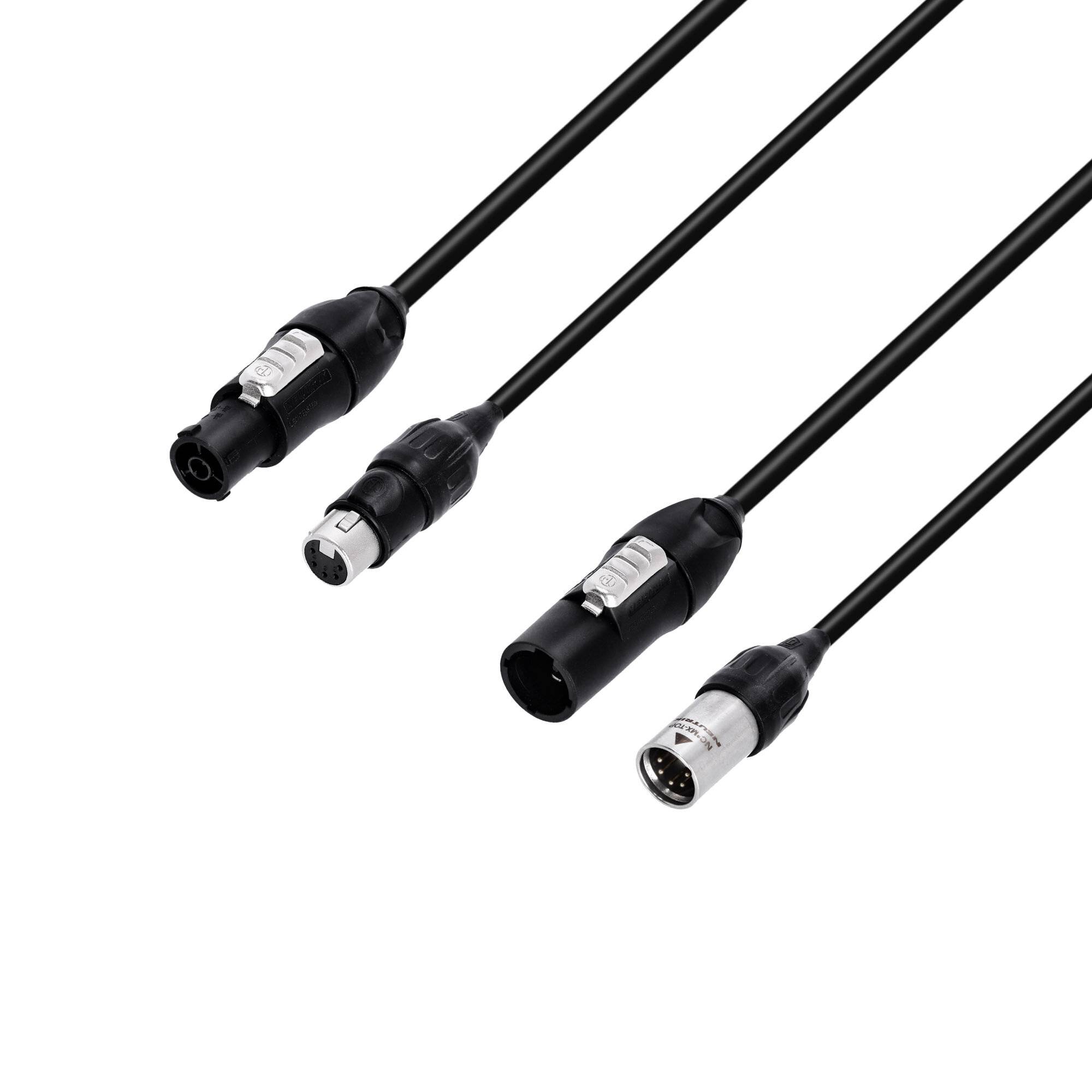 8101 PSDP5 0300 N IP65 - Hybridkabel Netz- & DMX Neutrik powerCON TRUE1-TOP® & 5-Pol XLR IP65 | 3 m-0