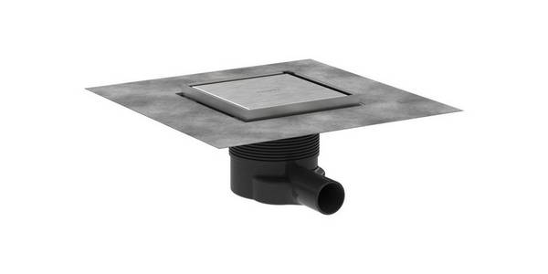 hansgrohe HG Punktablauf RainDrain Brilliance Kompl.set 150x150mm