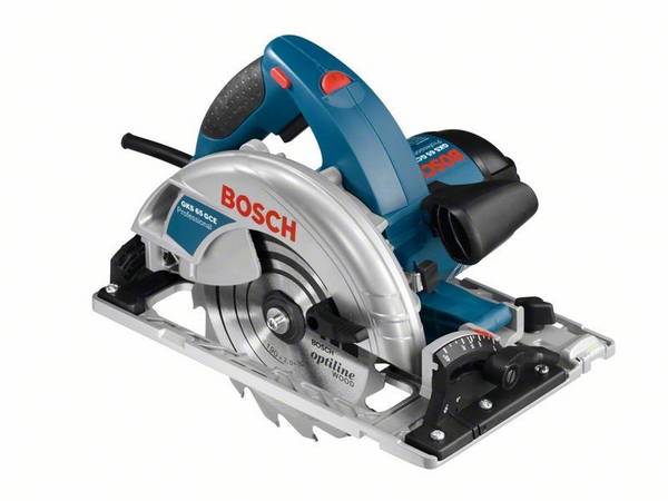 Bosch Professional GKS 65 GCE + FSN 1400 Handkreissäge Schnitttiefe max. (90°) 65 mm  inkl. Koffer 1800 W