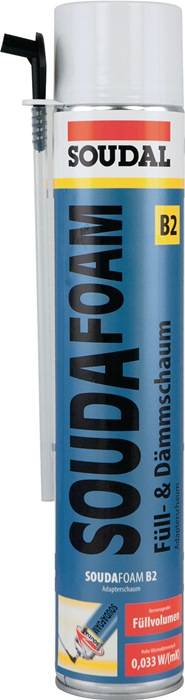 1K-Montageschaum SOUDAFOAM 750 ml B2 champagner m.Einw.-Handsch.Dose SOUDAL-0