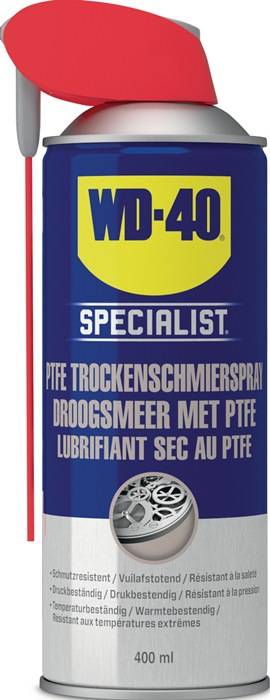 PTFE Trockenschmierspray dunkelgelb NSF H2 400 ml Spraydose Smart Straw™ WD-40-1