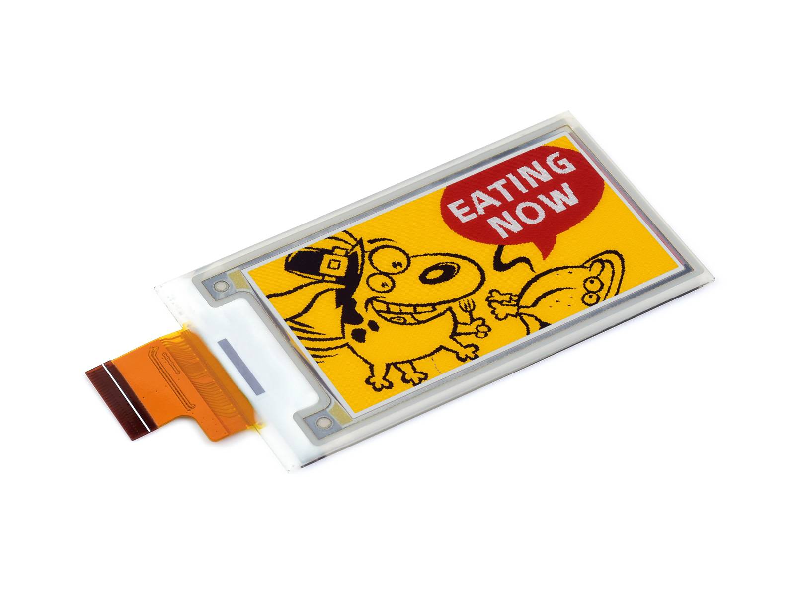 WaveShare 2.36inch E-Paper (G) Raw Display 296x168 Red/Yellow/Black/White-1