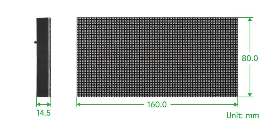 WaveShare RGB Full-Color LED Matrix Panel 64x32 2.5mm Pitch-4