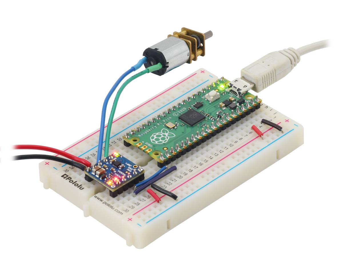 Pololu Motoron M1U550 Single Serial Motor Controller (Header Pins Soldered)-2