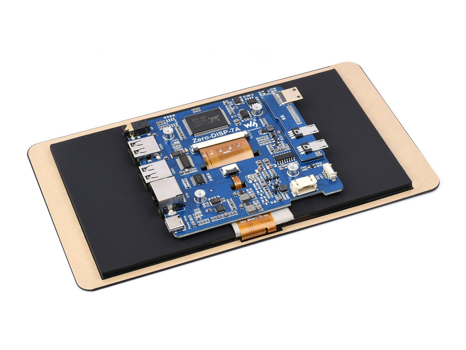 WaveShare 7inch Touch Display Kit with Expansion Board for Raspberry Pi Zero 1024x600 5-Point-3