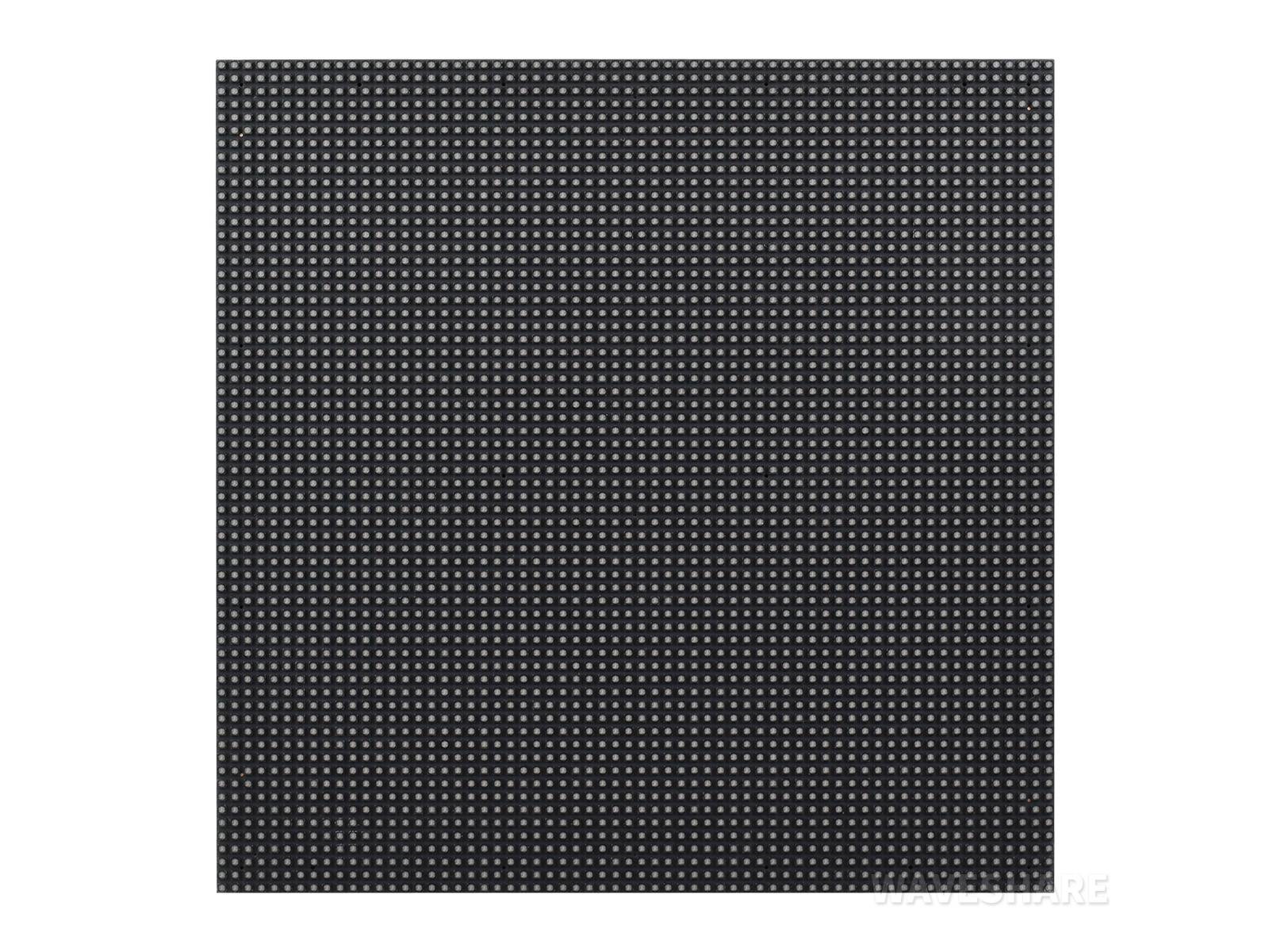 WaveShare RGB Full-Color LED Matrix Panel 64x64 Pixels 3mm Pitch Adjustable Brightness-1