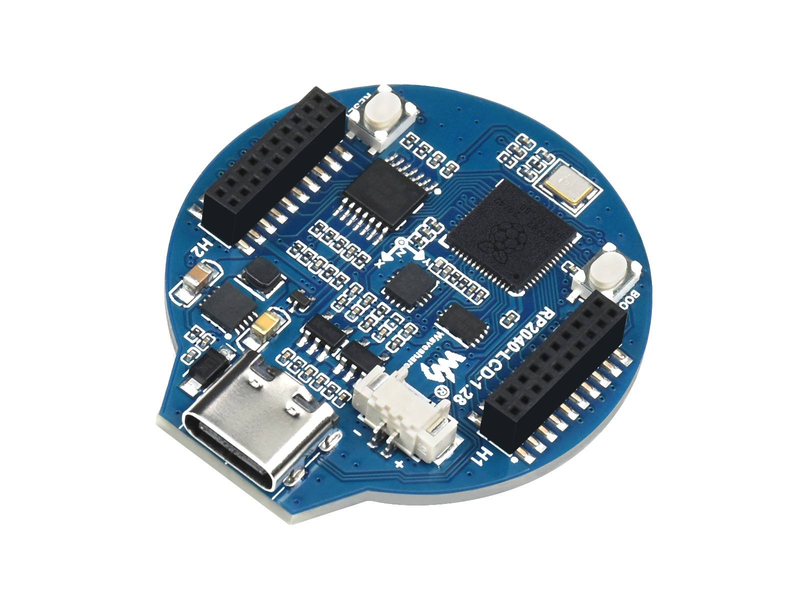 WaveShare RP2040 MCU Board 1.28inch Round LCD Accelerometer Gyroscope Sensor-1
