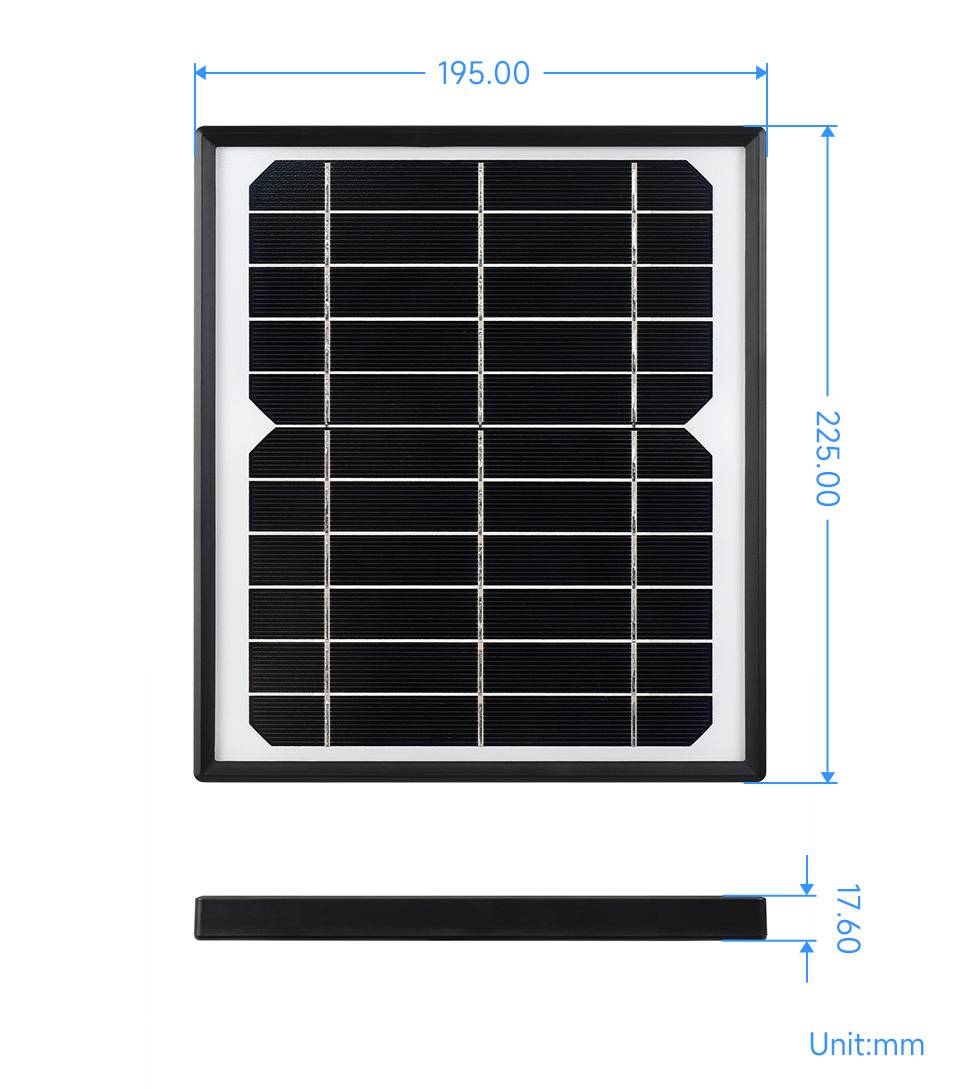 WaveShare Monocrystalline Silicon Solar Panel 5.5V 6W Toughened Glass Surface-2