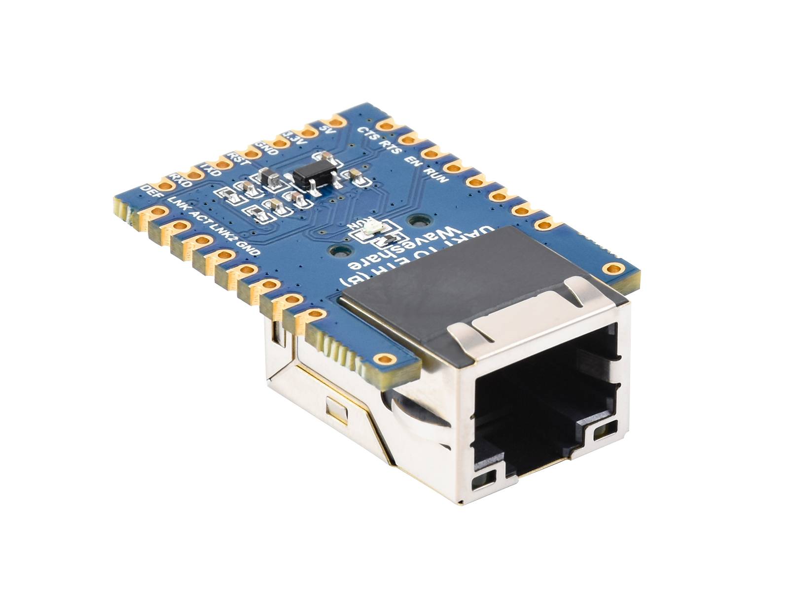 WaveShare TTL UART to Ethernet Mini Module Castellated Holes With Immersion Gold Design Highly-2