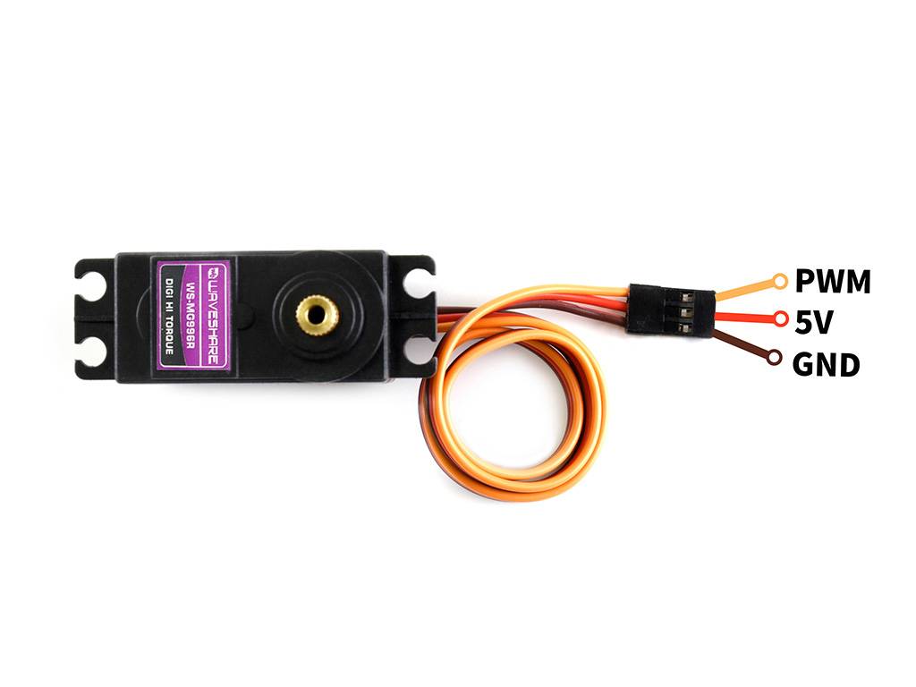 WaveShare MG996R Servo Metal Gear Motor High Torque 180Grad 15299-1