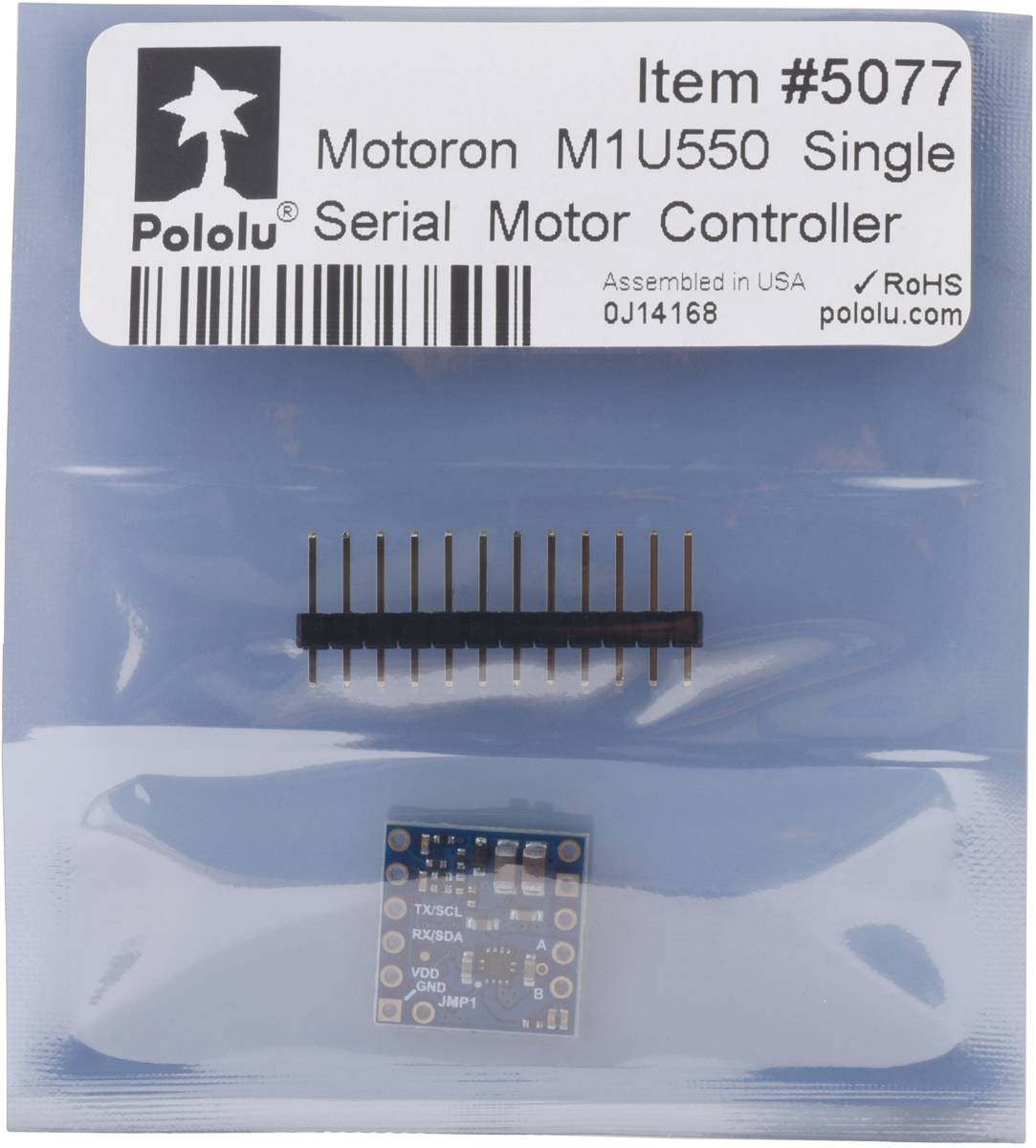 Pololu Motoron M1U550 Single Serial Motor Controller-0