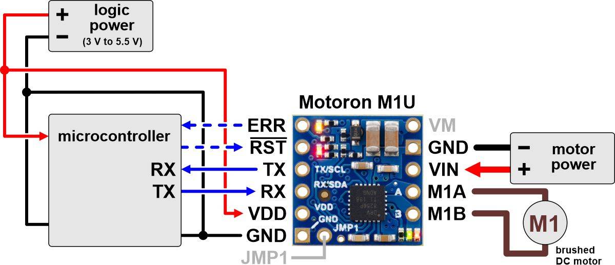 Pololu Motoron M1U550 Single Serial Motor Controller-2