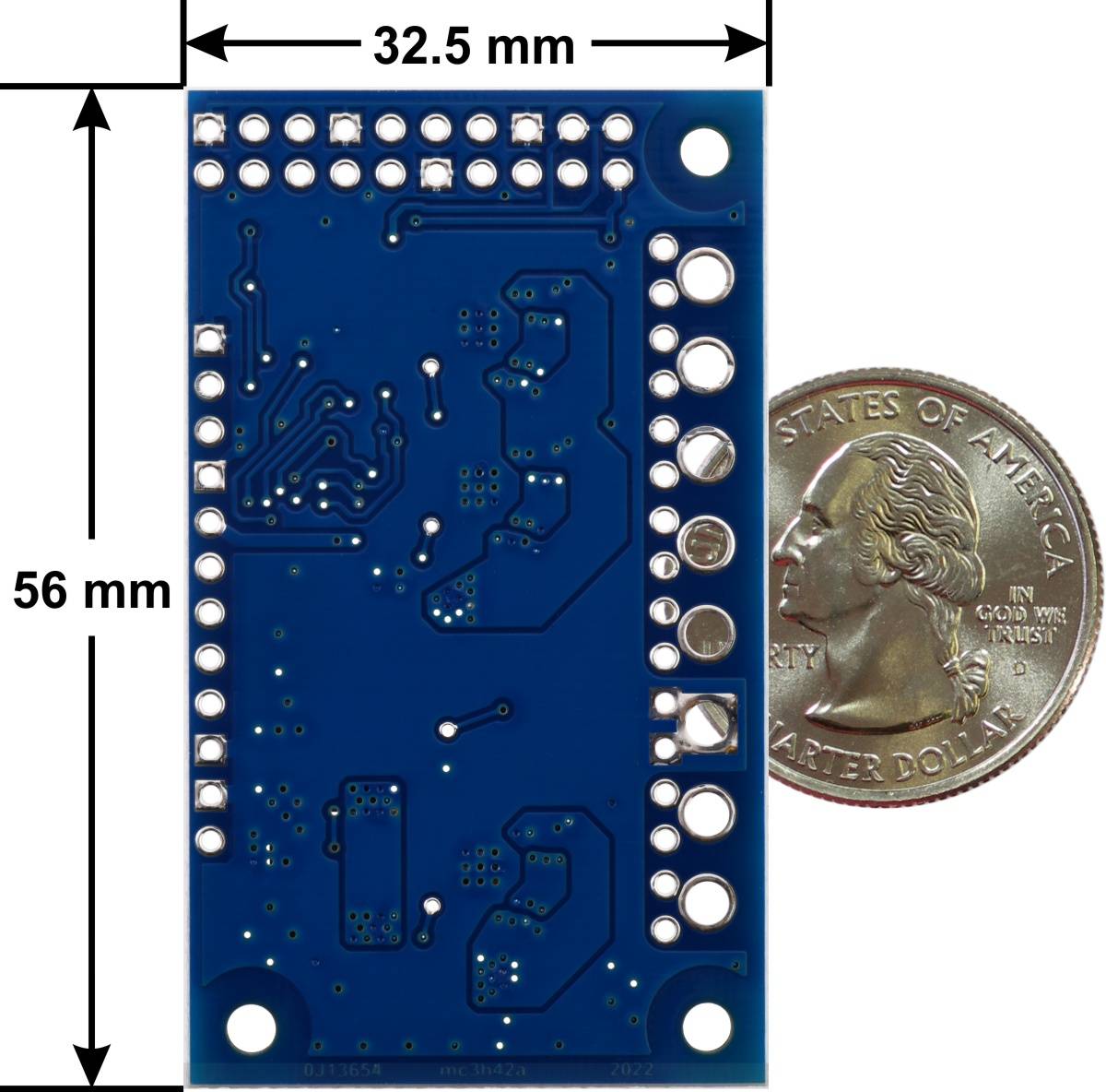 Pololu Motoron M3H256 Triple Motor Controller with Connectors for Raspberry Pi-3