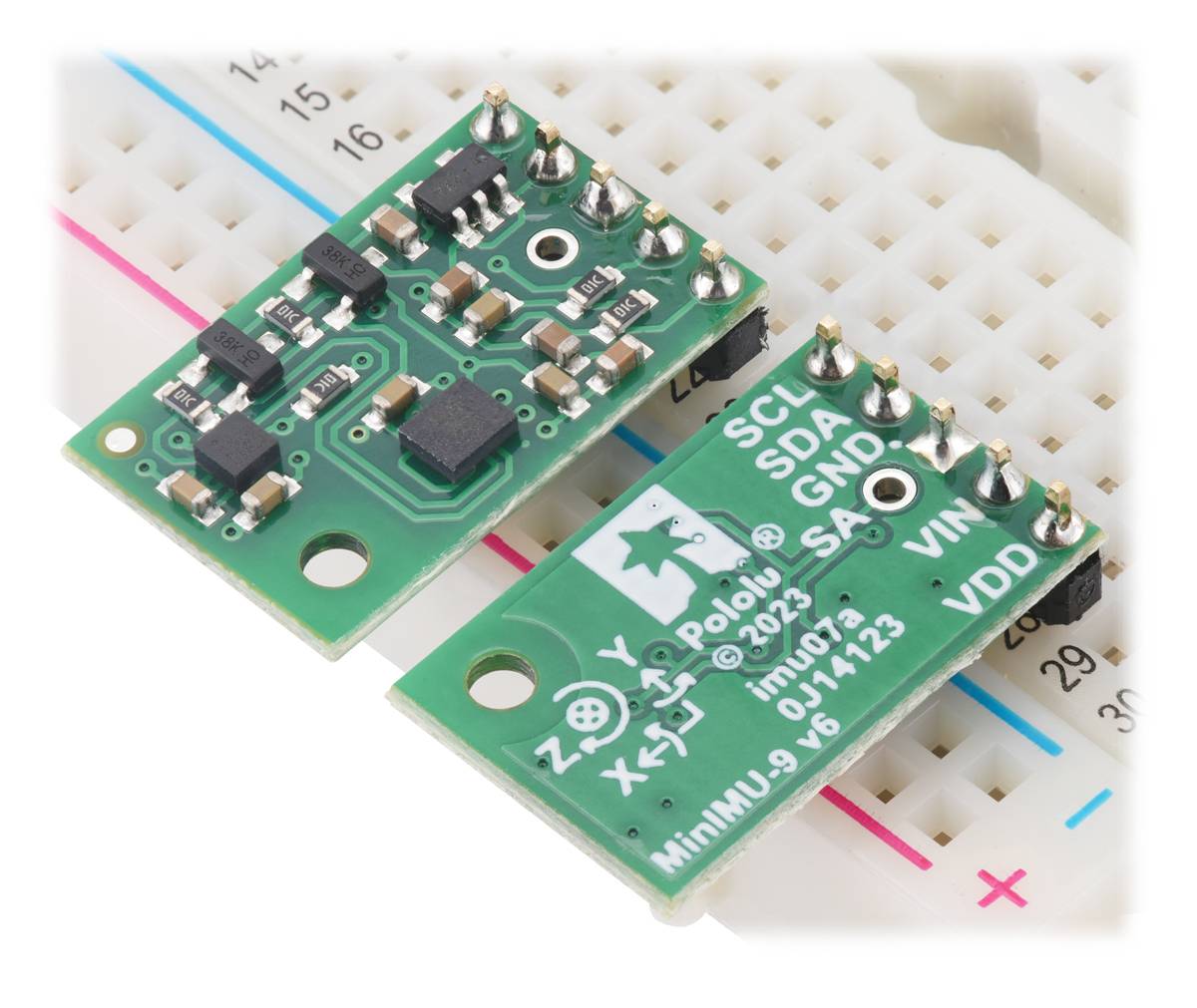 Pololu MinIMU-9 v6 Gyro Accelerometer and Compass (LSM6DSO and LIS3MDL Carrier)-4