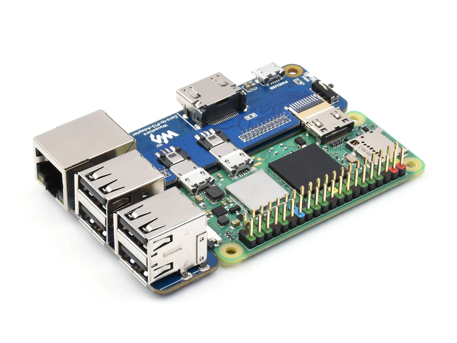 WaveShare Raspberry Pi Zero to 3B Adapter Alternative Solution for Raspberry Pi 3 Model B/B+-0