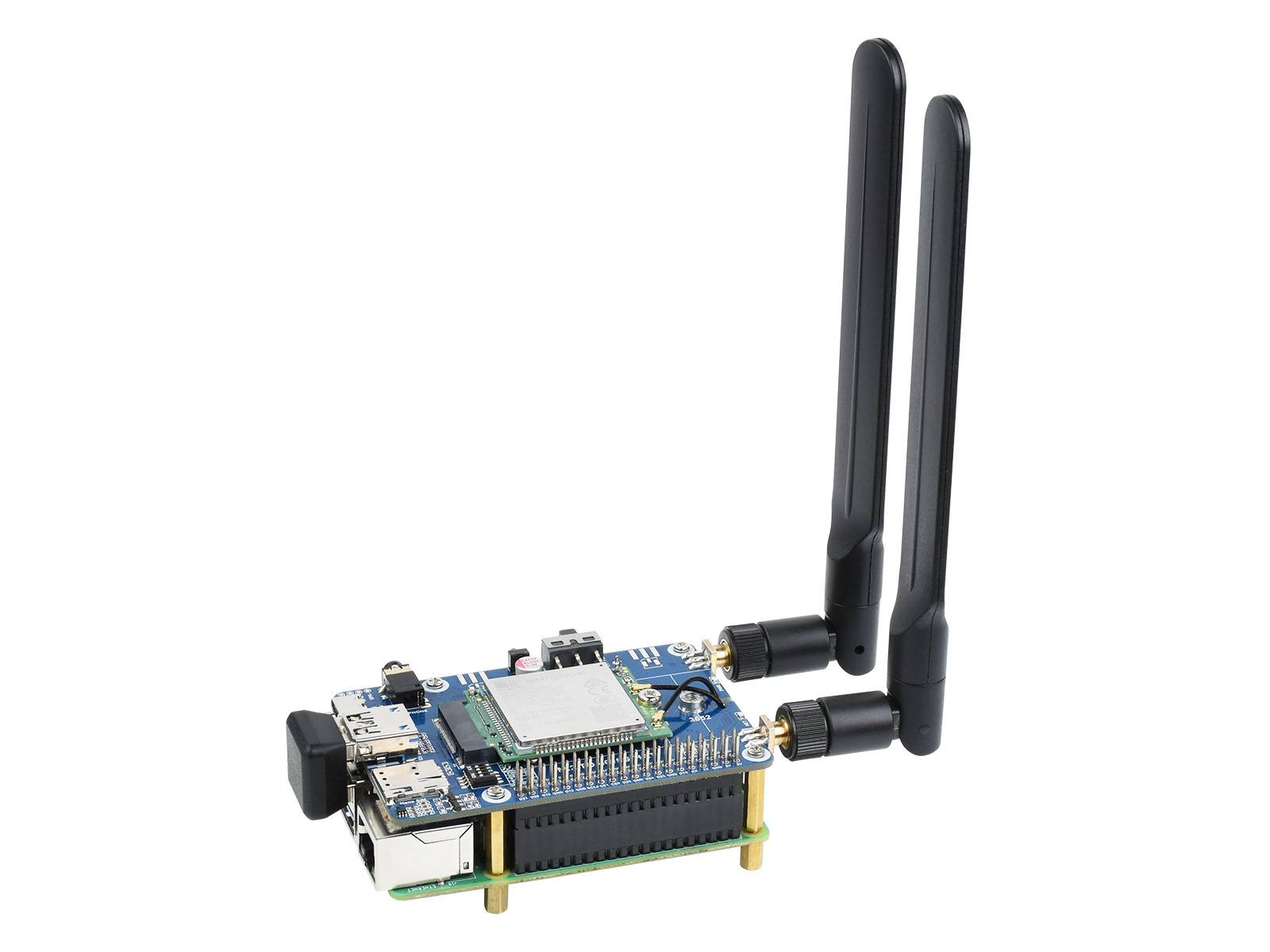 WaveShare SIM7600G-H M.2 4G HAT for Raspberry Pi LTE CAT4 High Speed 4G/3G/2G GNSS Global Band-1