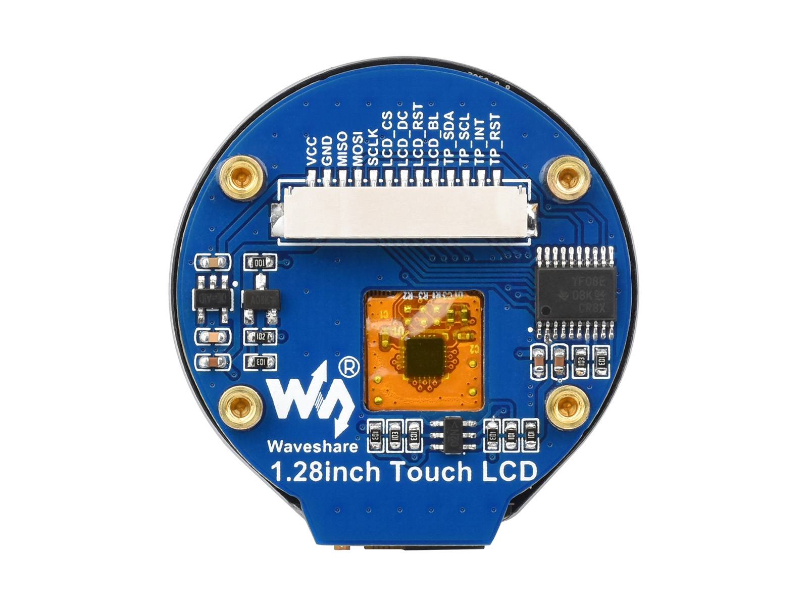 WaveShare 1.28inch Round LCD Display Module with Touch Panel 240x240 IPS SPI I2C-2