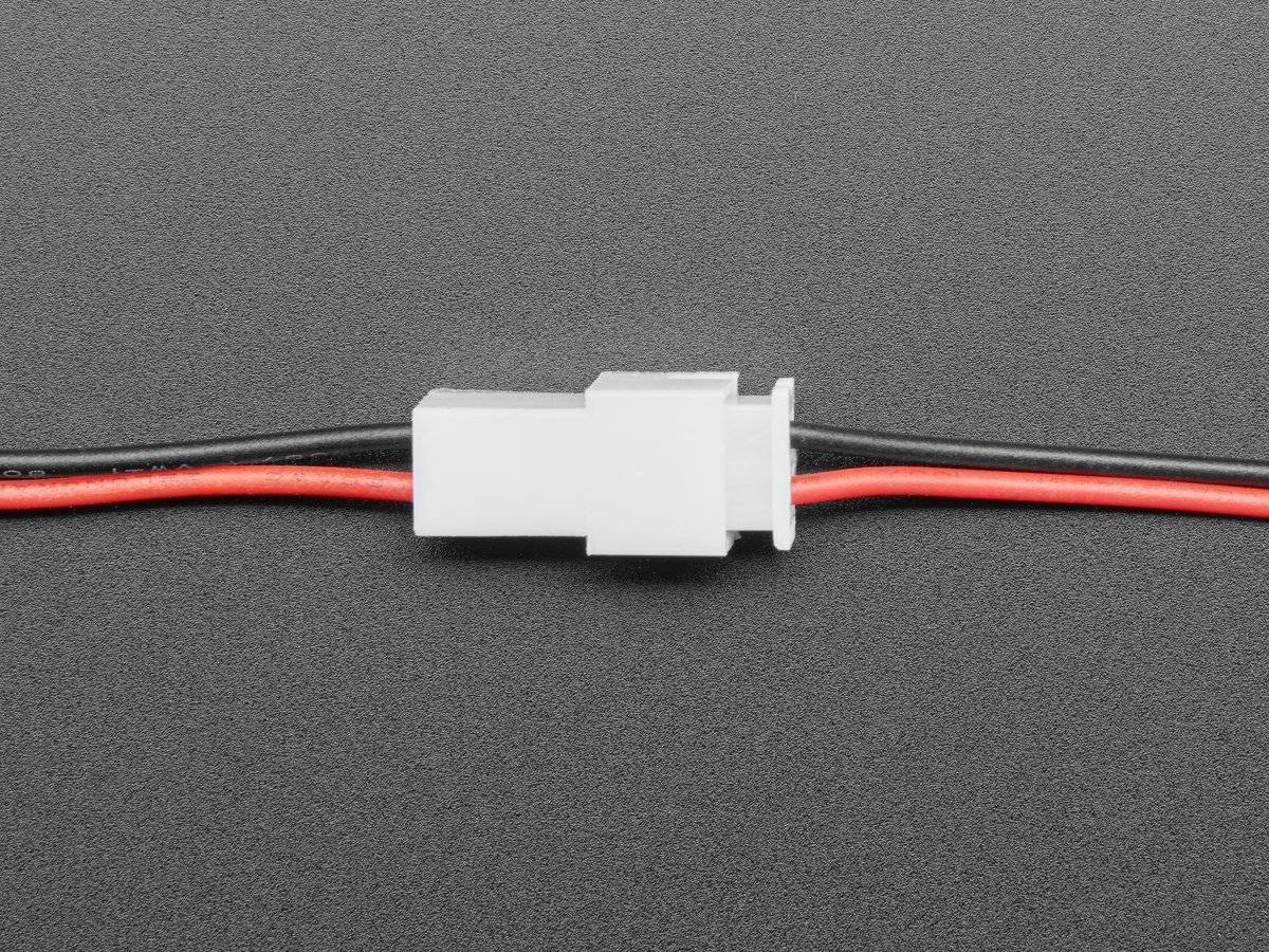 Adafruit 2.5mm Pitch 2-pin Cable Matching Pair - JST XH compatible-2