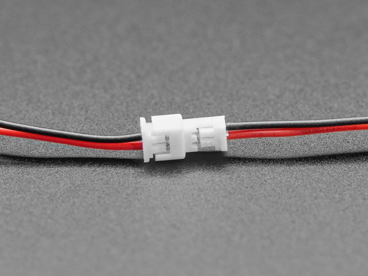 Adafruit 1.25mm Pitch 2-pin Cable Matching Pair - 40cm long-2