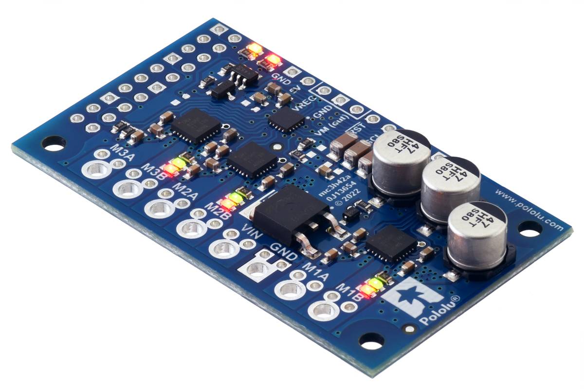 Pololu Motoron M3H256 Triple Motor Controller without Connectors for RaspberryPi-2