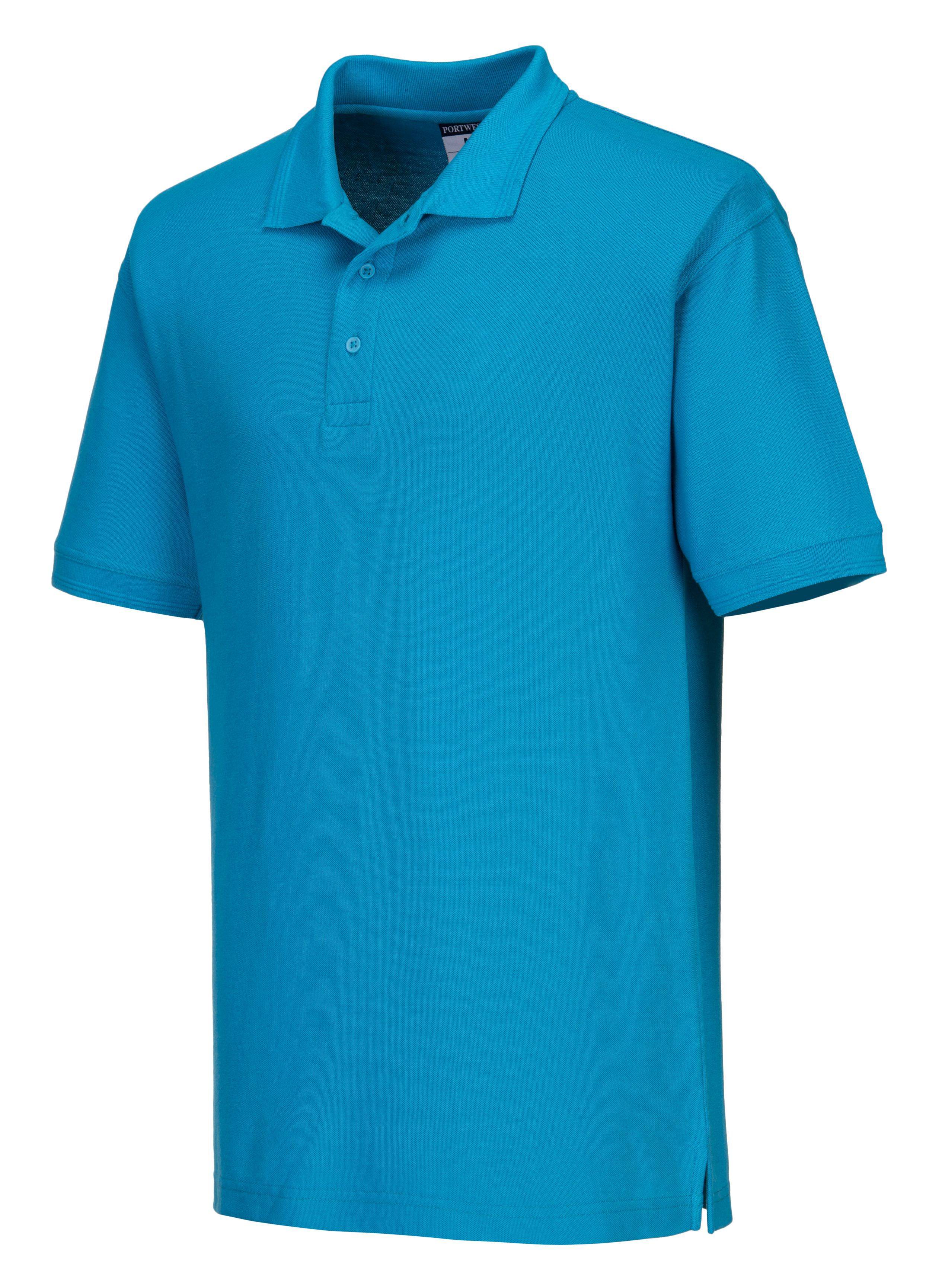 Portwest Herren Naples Polo-Shirt Farbe: Blau Gr. 3XL