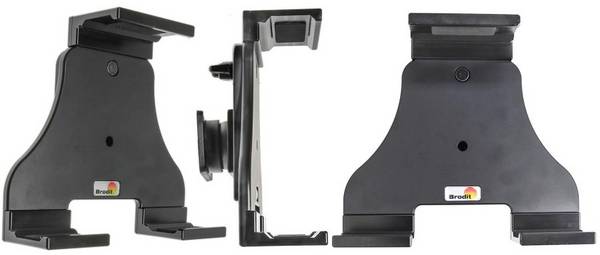 Brodit Passive holder with tilt swivel Adjustable holder. - Schwarz