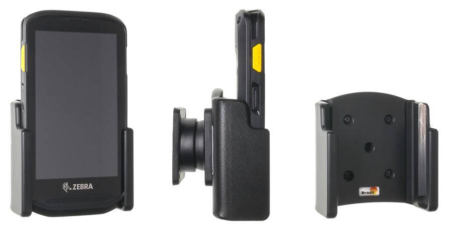 Brodit Passive holder with tilt swivel - Halterung für Kfz für Handy - für Zebra-0