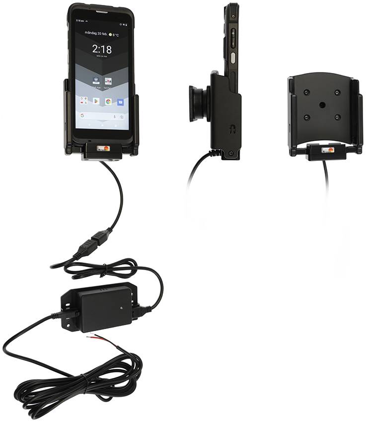 Brodit 713343, Tragbarer Rechner, Handy/Smartphone, Aktive Halterung, Auto/Innenbereich, Schwarz-0