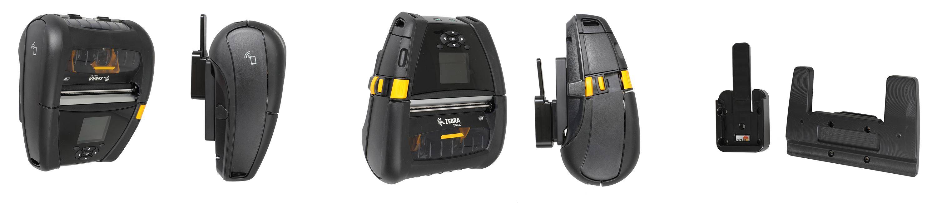 Brodit Druckerhalterung - Schwarz - für Zebra - ZQ600 Series ZQ630-0