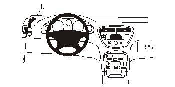 ProClip Fahrzeughalter 803070 - Linksbefestigung - Peugeot 607 01-09-0