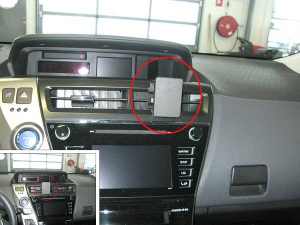 ProClip Fahrzeughalter 855084 - Mittelbefestigung - Toyota Prius v 15-19, Toyota Prius + 15-20