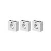 Goobay 55542 Digitale Zeitschaltuhr mit Akku / Innen Schaltuhr 3600W / Steckdose Timer 1 Min Takt / Display / 3er Set