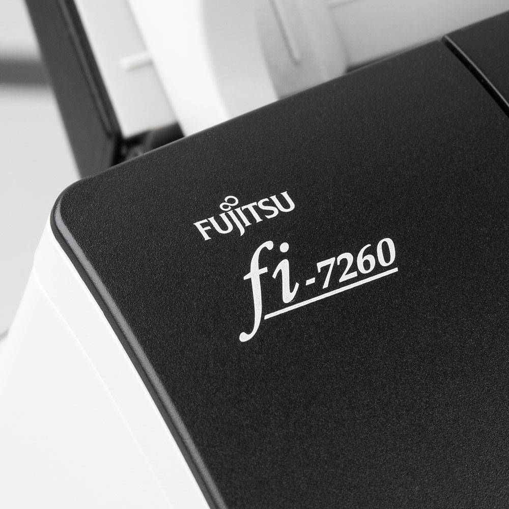 Fujitsu fi-7260 Dokumentenscanner (60 S/min. farbe, 600x600 dpi, ADF, Duplex, USB 3.0) Schwarz-4