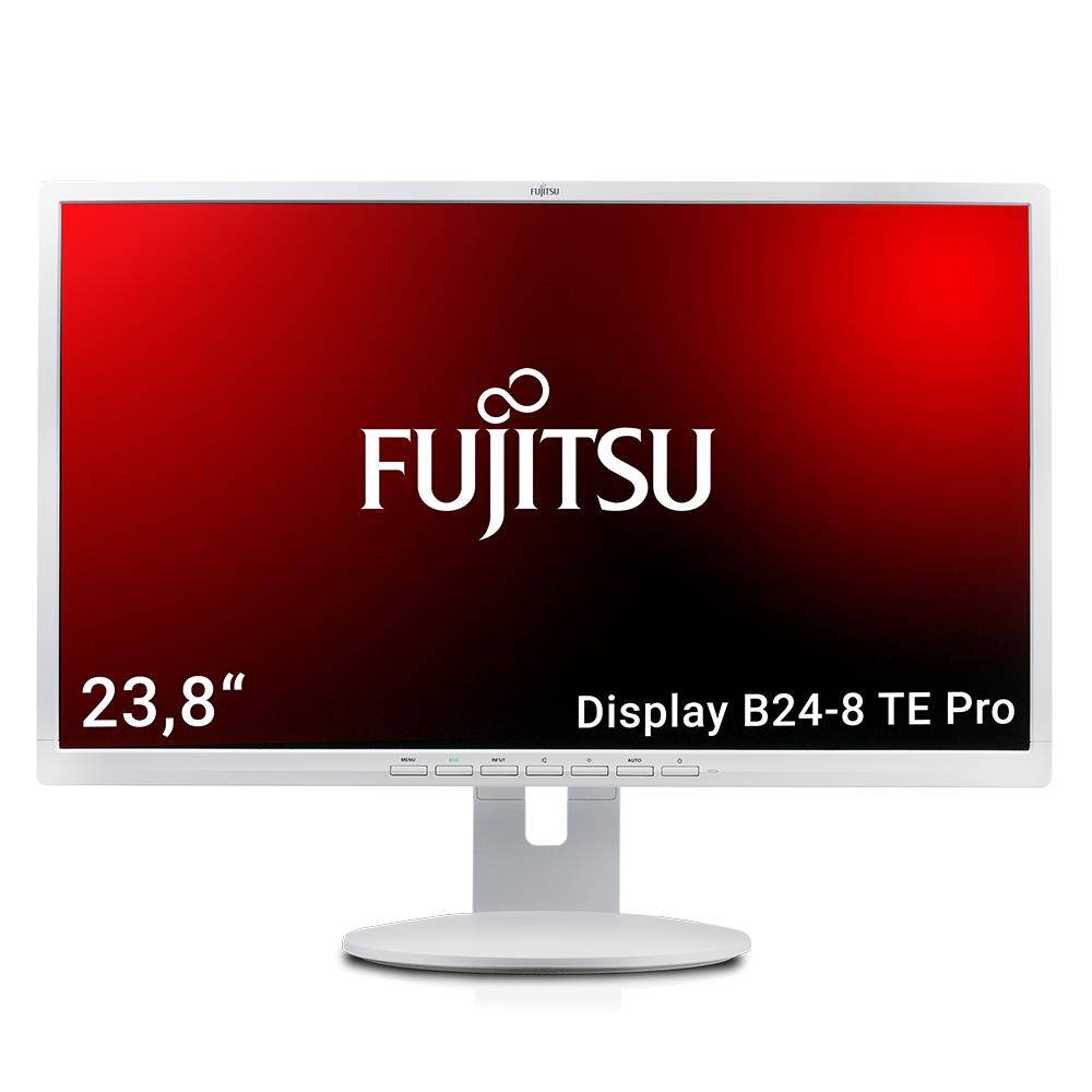 Fujitsu Display B24-8 TE Pro 60,5cm (23,8") TFT-Monitor (LED, FULL HD, IPS, Pivot, DisplayPort + DVI-D) Grau-0