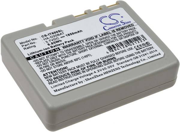Akku kompatibel mit Casio Typ HA-D21LBAT, 3,7V, Li-Ion