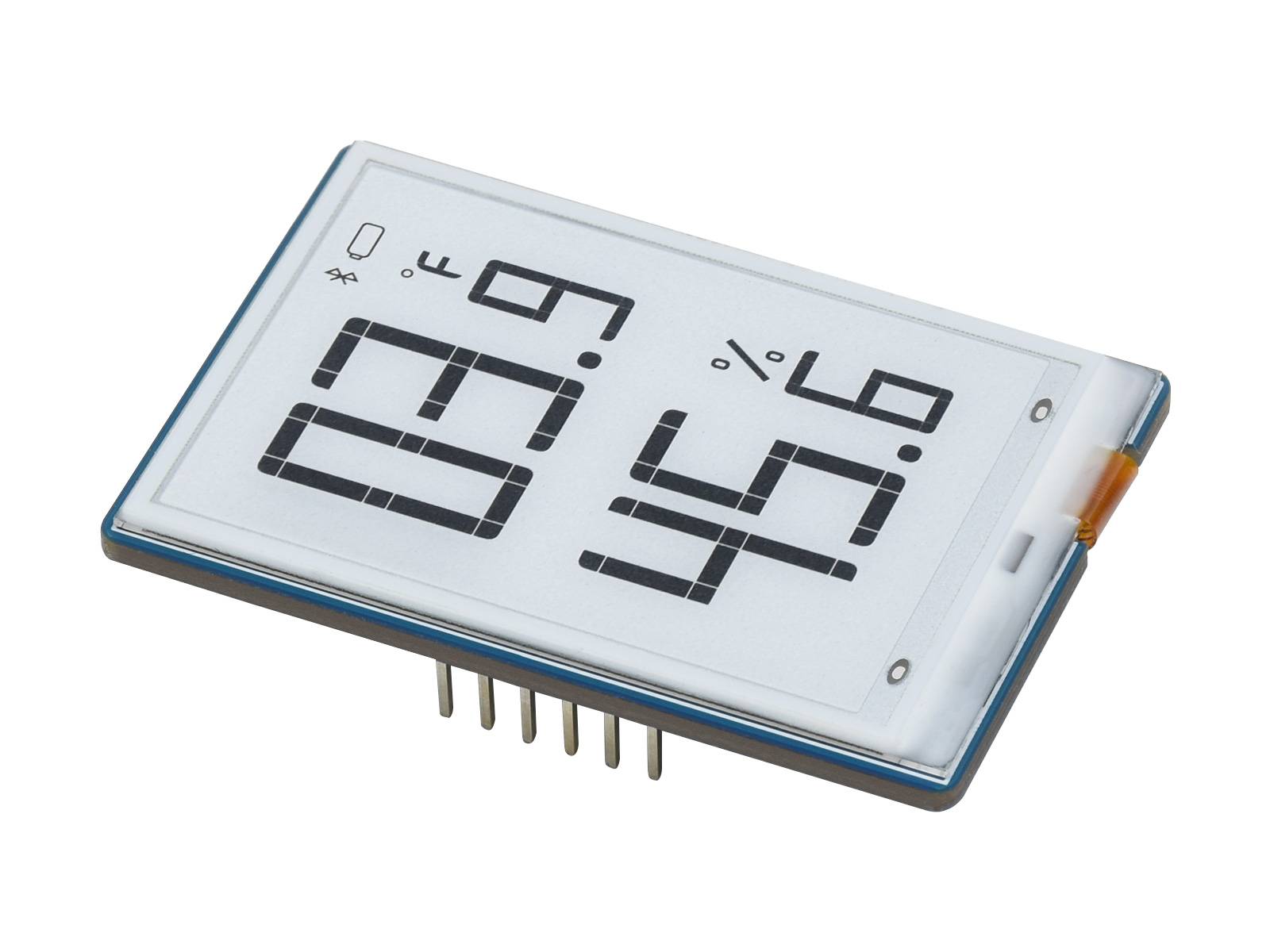 WaveShare 1.9inch Segment E-Paper Module 91 Segments I2C Bus Ideal for Temperature and Humidity-1