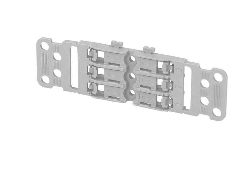 WAGO 221-2503 - Befestigungsadapter mit Zugentlastung 3-fach - 100er-0