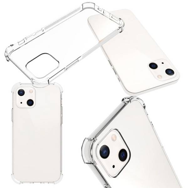 Für Apple iPhone 13 Handy Tasche Transparent Schock Hülle Etuis Cover Schutz Neu