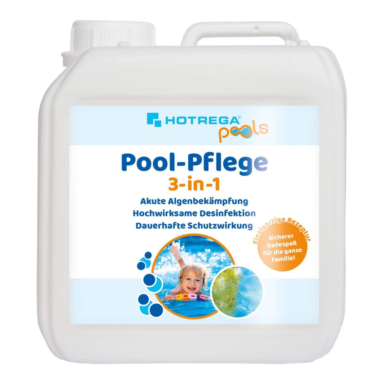HOTREGA Pool-Pflege 3in1 Konzentrat Sets - Menge:4-2