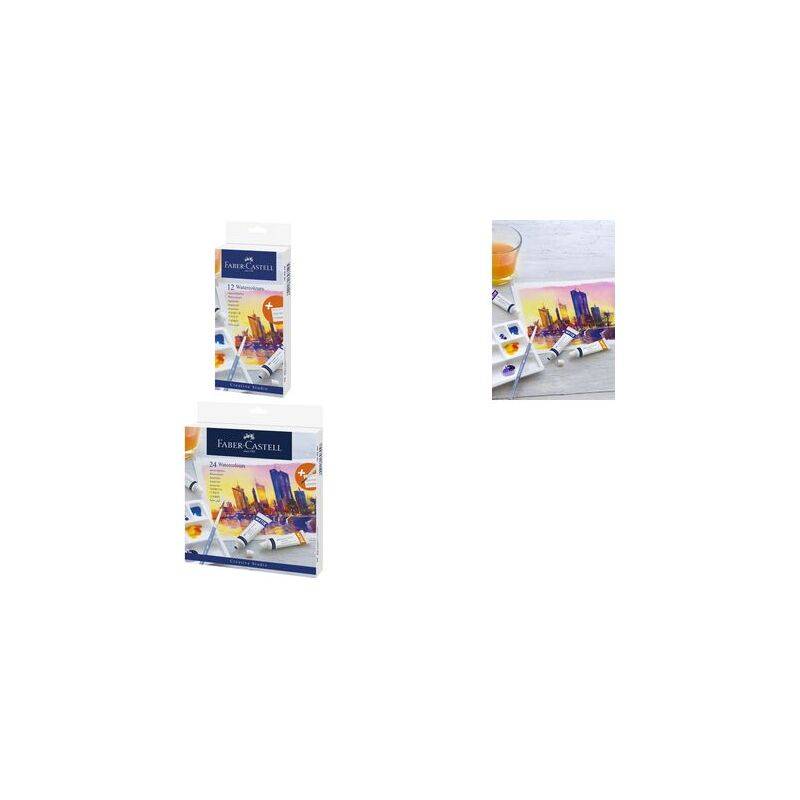 FABER-CASTELL Aquarellfarbe in Tube, 24er Kartonetui-0