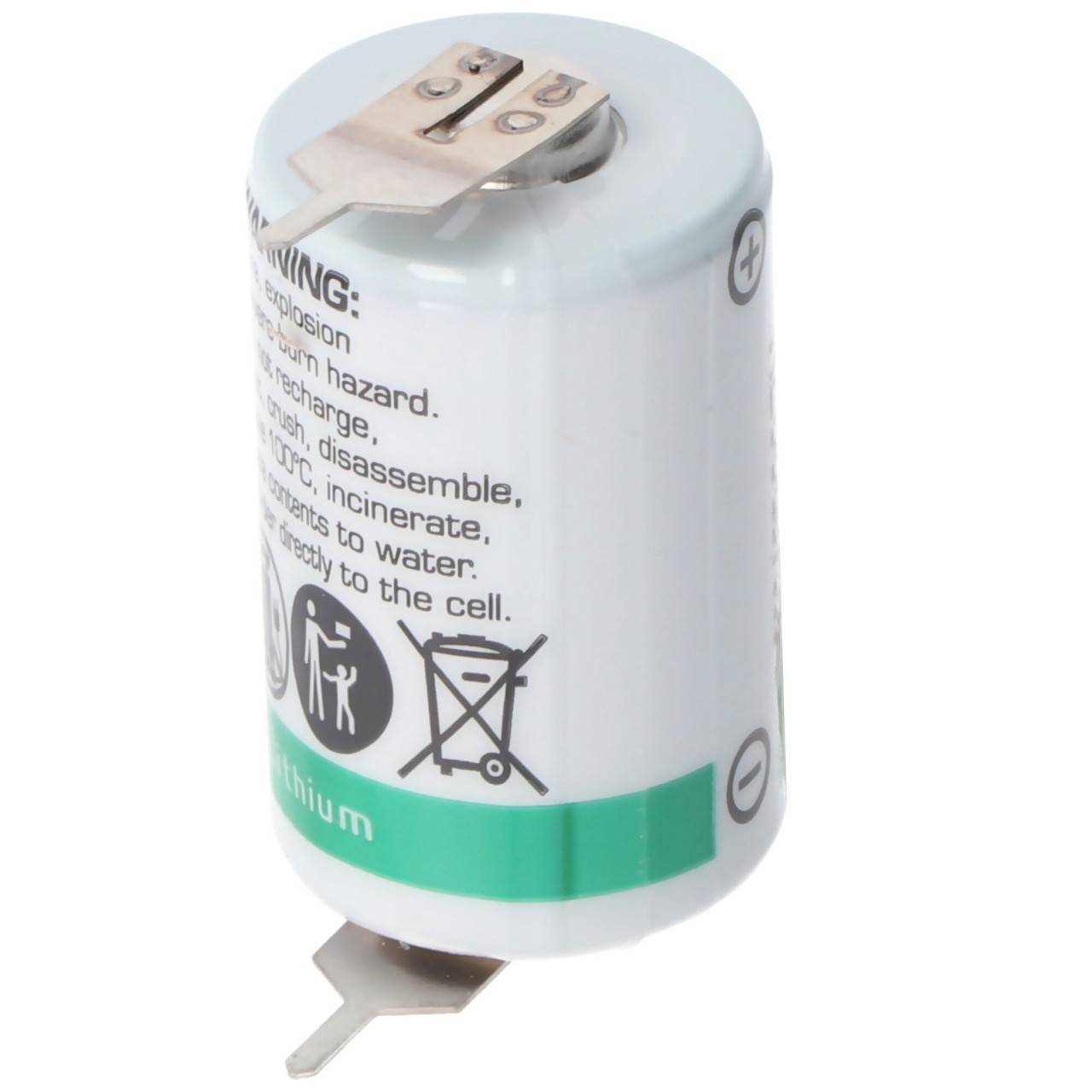 SAFT LS142502PF Lithium Batterie, Size 1/2 AA mit Printfahnen-0