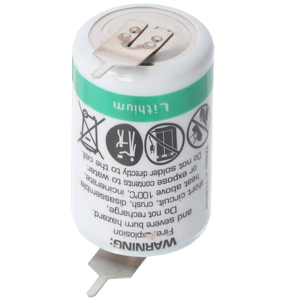 SAFT LS142502PF Lithium Batterie, Size 1/2 AA mit Printfahnen-1