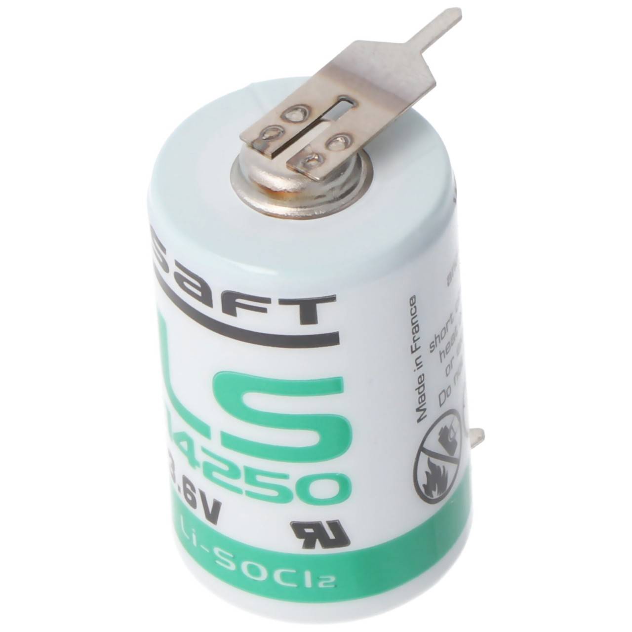 SAFT LS142502PF Lithium Batterie, Size 1/2 AA mit Printfahnen-3