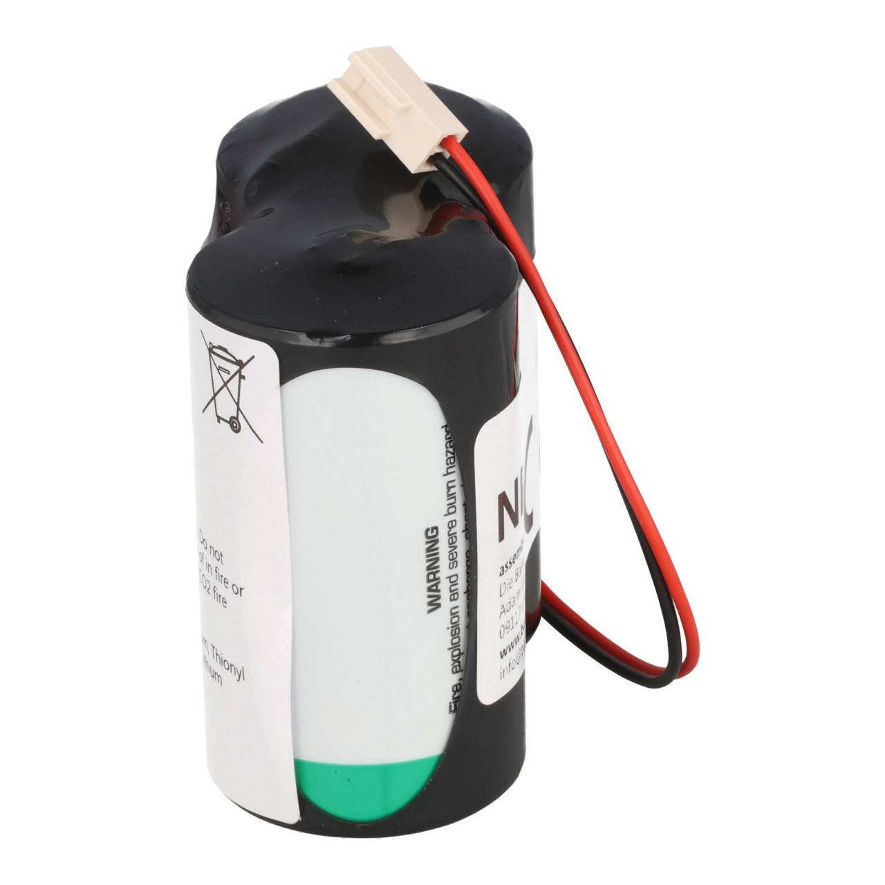 Saft F1x2 LS 33600 mit Futabastecker und Kabel-2