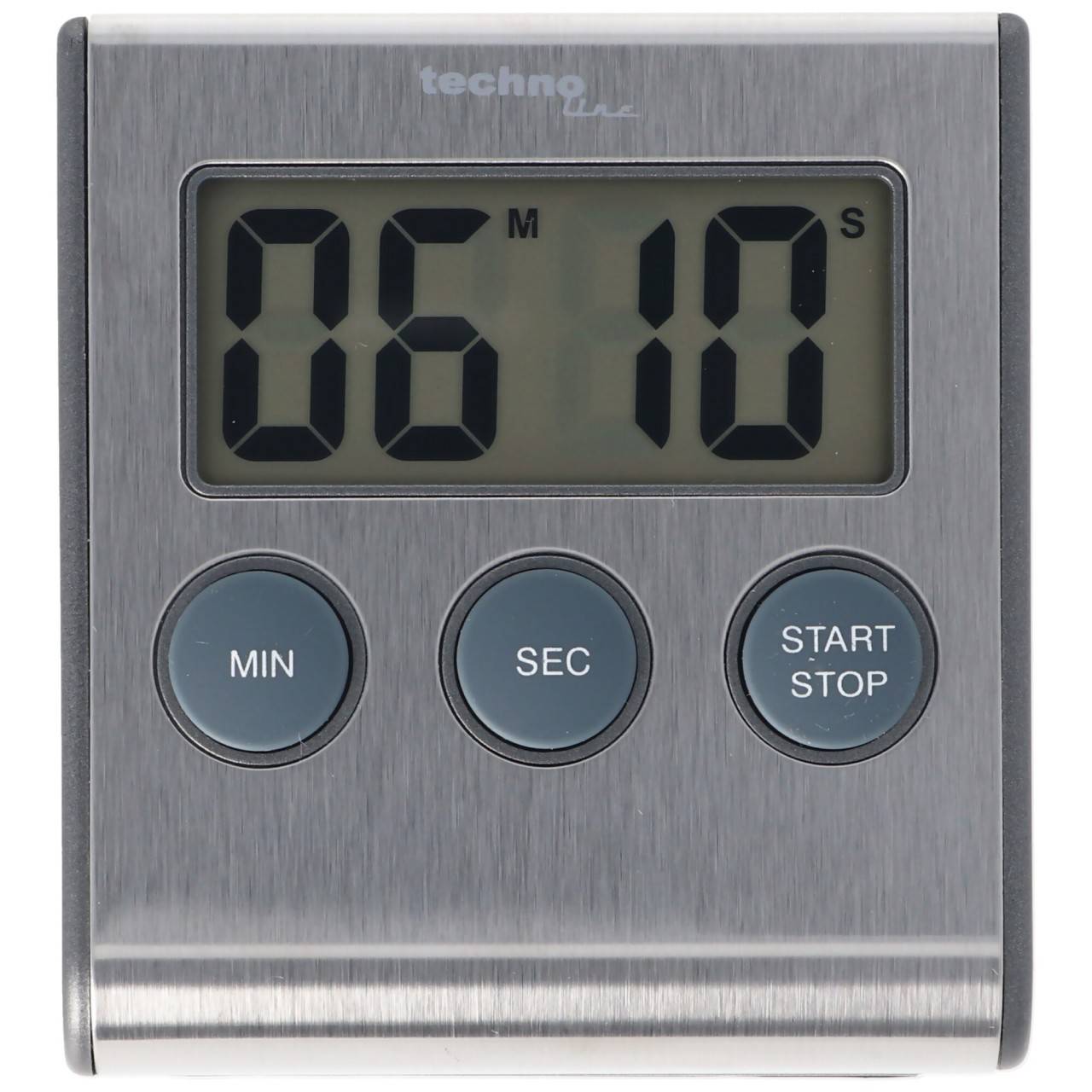Edelstahl Digital Küchentimer, Timer mit Alarm, up und down Funktion, Ständer, Magnet-1