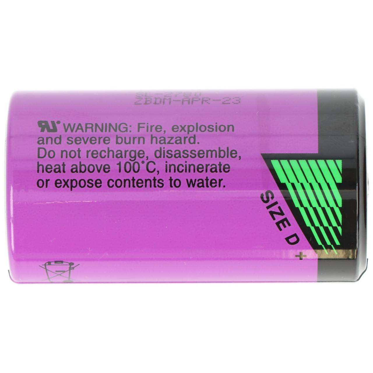 Tadiran SL-2780/S Lithium Batterie 3,6 Volt 19000mAh Bauform D-4