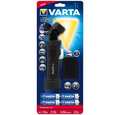 Varta Taschenlampe Indestructible Swivel Light      4AA